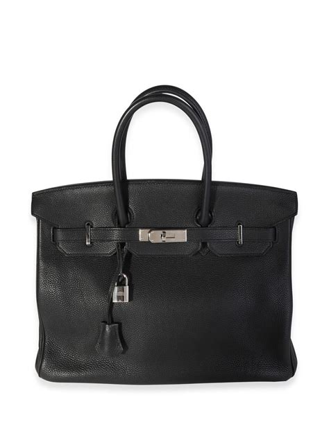 black birkin bag hermes|pre owned Hermes Birkin.